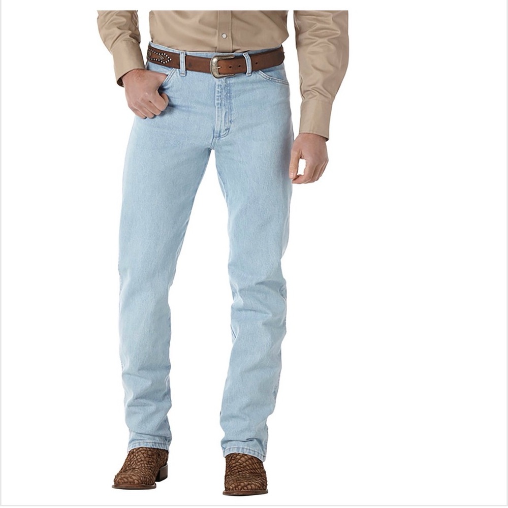 Wrangler Cowboy Cut Original Fit Light Blue Denim Jeans